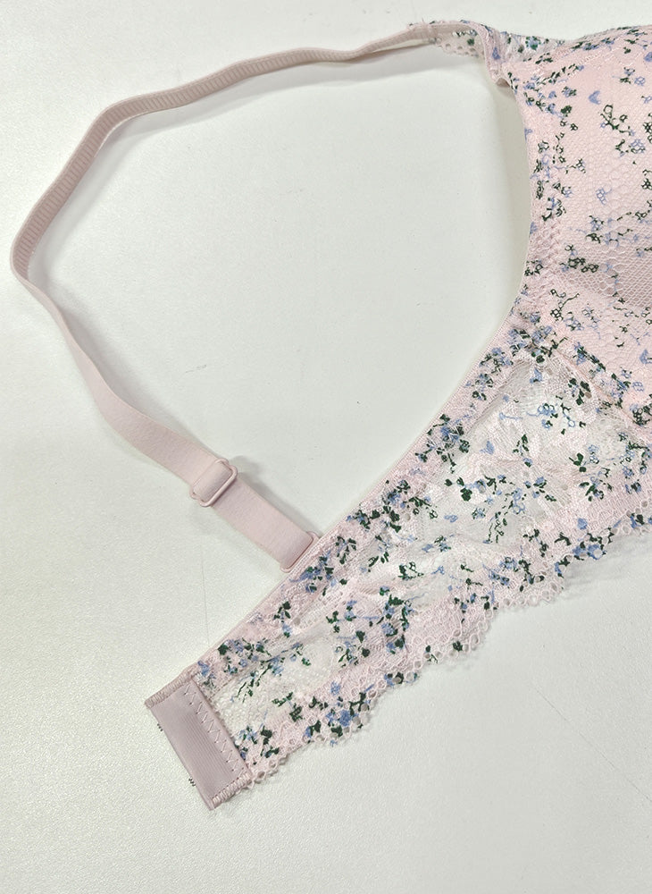 Floral Lace Longline Bralette