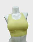 Energized Train Free Cross Back Sports Bra with Back Hook