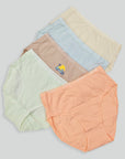 5PC Pack Basics Cotton High Waist Panties