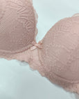 Blush Lace Padded Underwire Bra