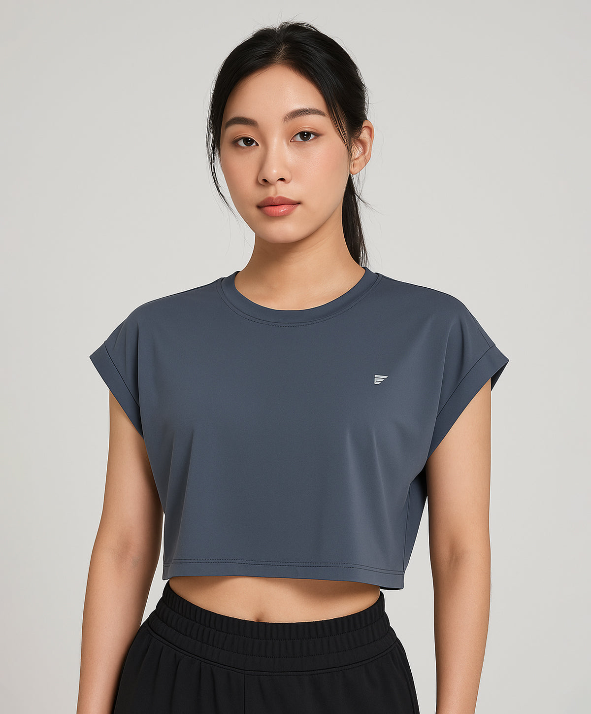 Energized Women Sleeveless Cropped Top