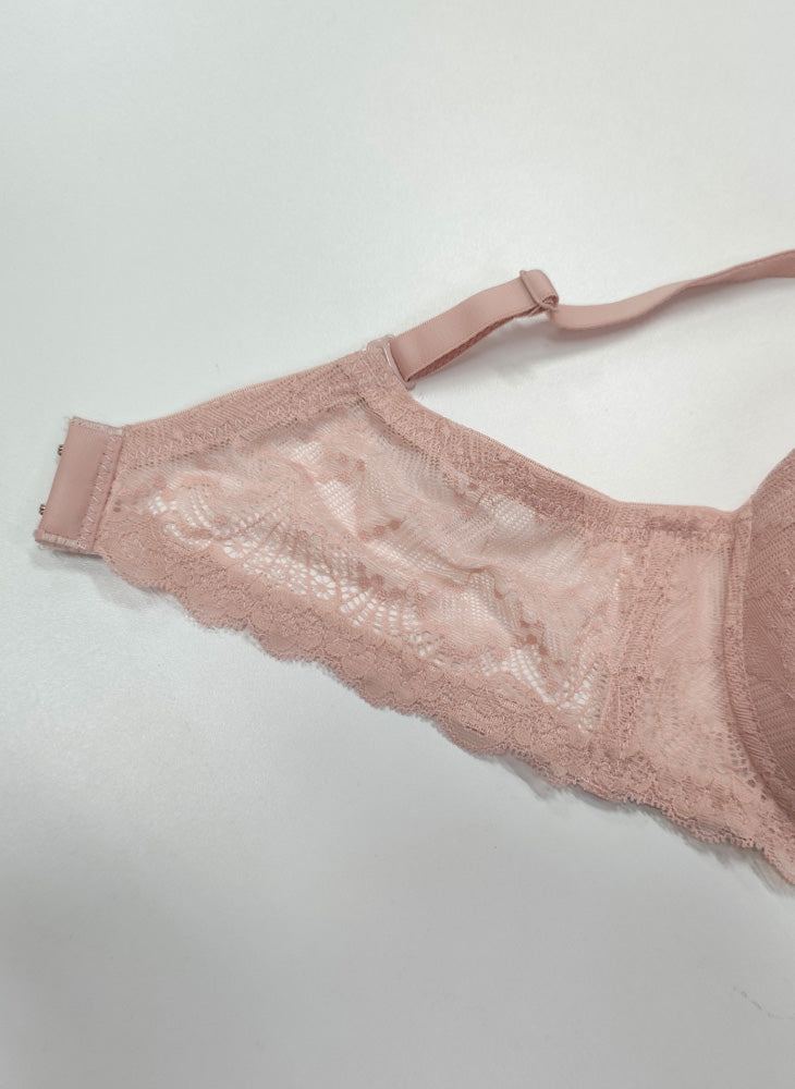 Blush Lace Padded Underwire Bra