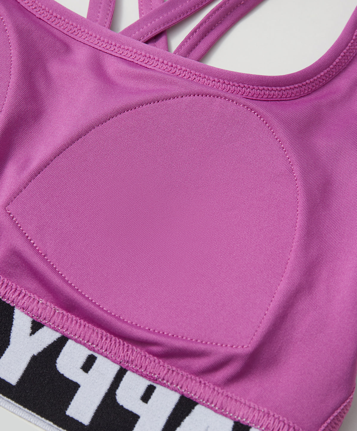 Fendi Printed Stretch Sports Bra in Pink