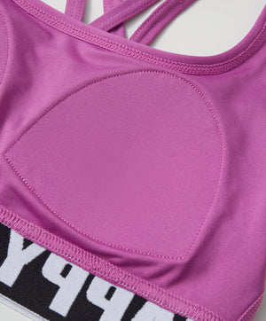 Belles & Shells pink XoXo Sports bra