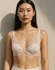 Floral Lace Wired Petite Bra