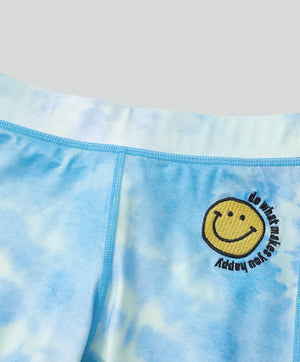 Energized Artletes Printed Leggings with Smiley Face Patch