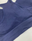 Energized Fiery Serpent Seamless Racer-Back Sports Bra