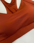 Energized Fiery Serpent Warrior Sports Bra with Back Hook