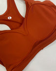 Energized Fiery Serpent Warrior Sports Bra with Back Hook