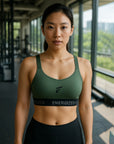 Energized Fiery Serpent Alpha U-Back Sports Bra with Back Hook