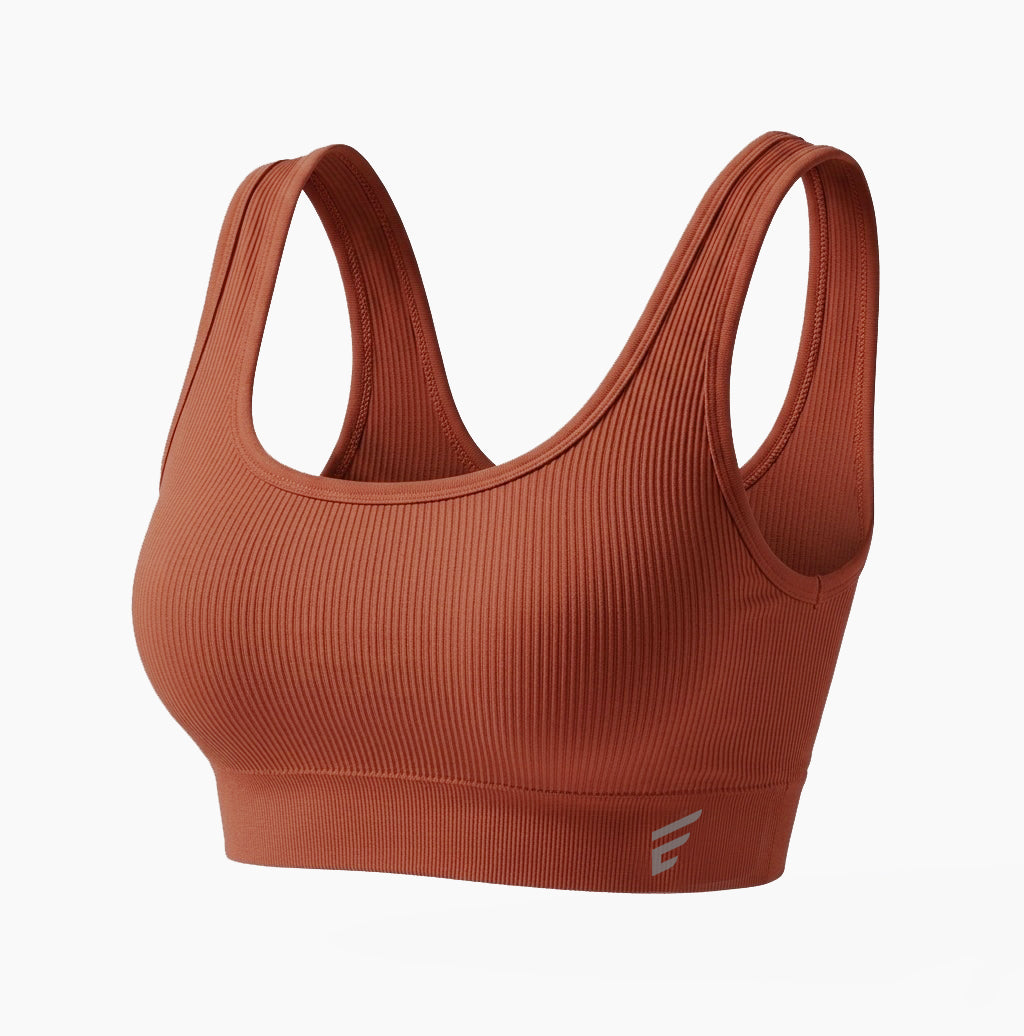 Energized Seamless U-Back Sports Bra with Back-Hook