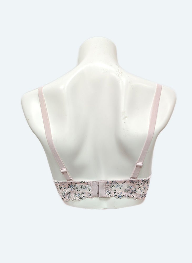Floral Lace Longline Bralette