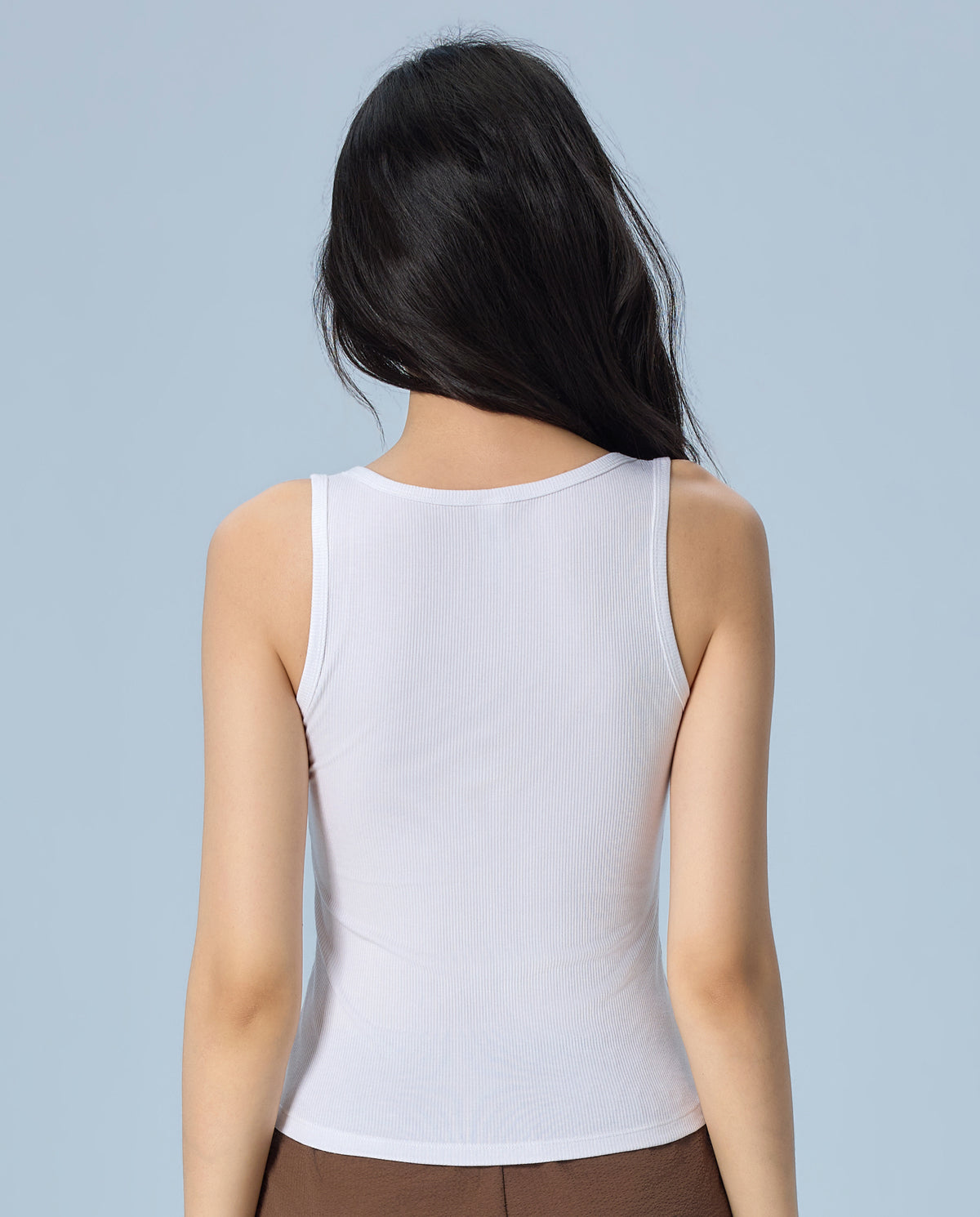 Hygge Ribbed Button Tank Top