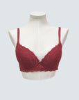Blush Lace Padded Underwire Bra