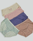 5PC Pack Daisy Cotton Boxshorts Panties