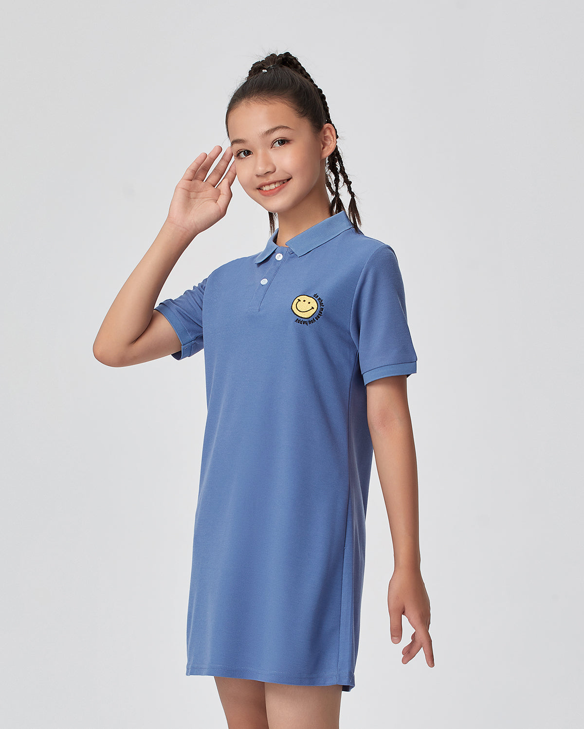 Energized Artletes Junior Polo Dress with Smiley Face Pierre Cardin Lingerie