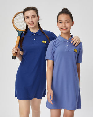 Energized Artletes Polo Dress with Smiley Face