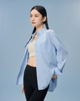 Energized  Women's Traveler's Lightweight Oversized Shirt with UV Protection