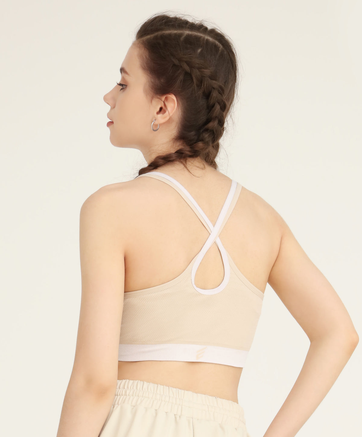 Pierre Cardin Sporty cotton bra with outer elastic - women's bra