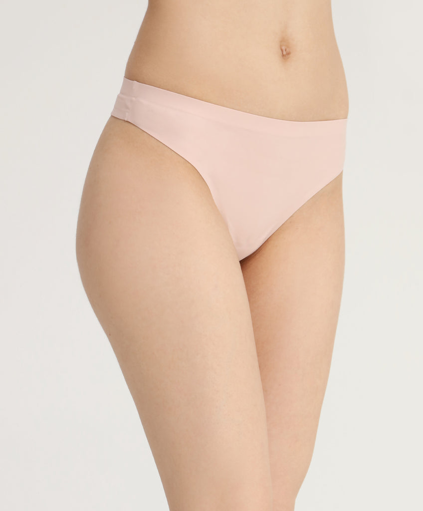 Me By Bendon Sentiment Thong in Misty Rose